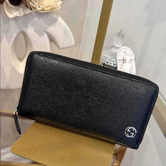Gucci Interlocking G Logo Leather Continental Long Wallet - Picture 2 of 7